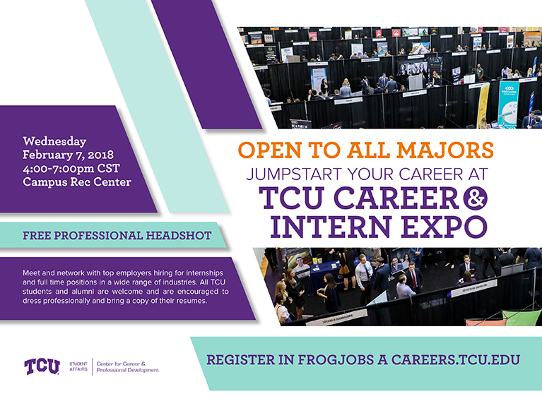 What2DoTCU TCU Career & Intern Expo Open to All Majors