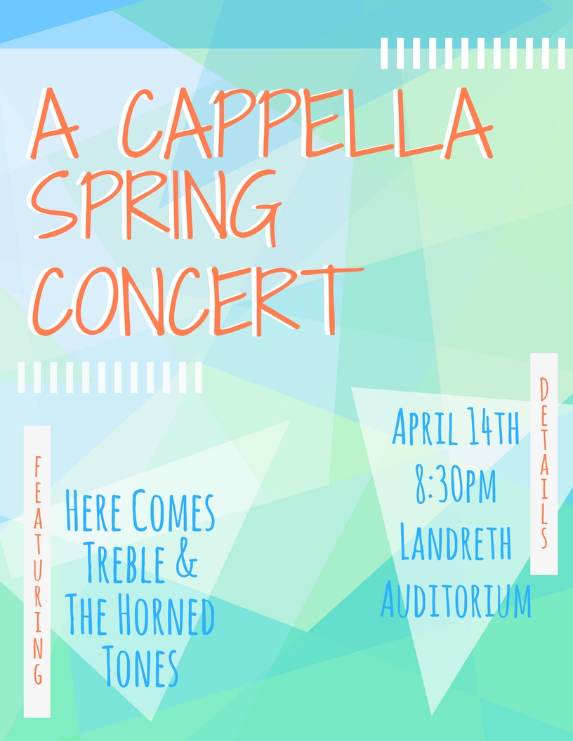 A Cappella Spring Concert