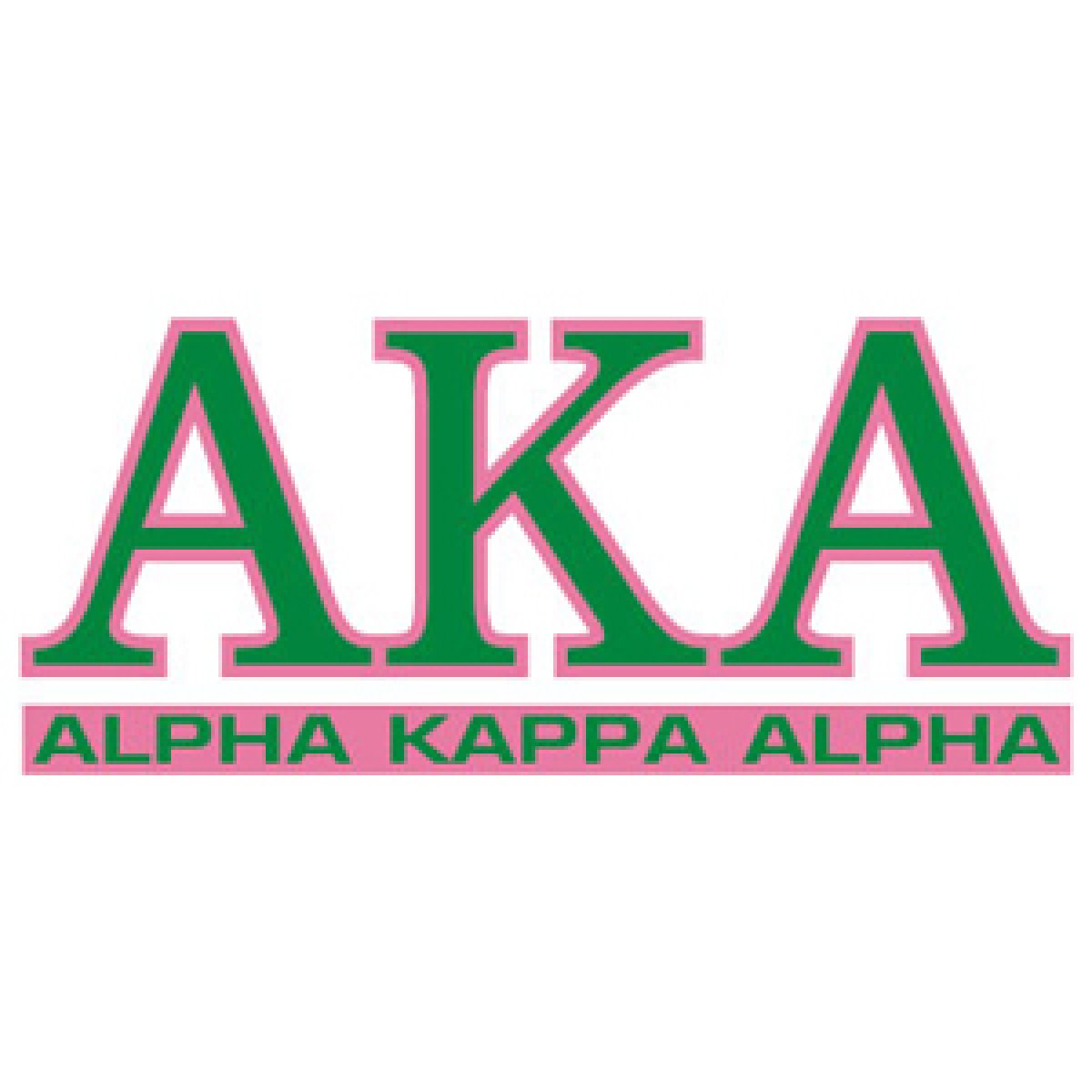 Alpha Kappa Alpha AKA Sorority Crest With Greek Letter Lapel Pin ...