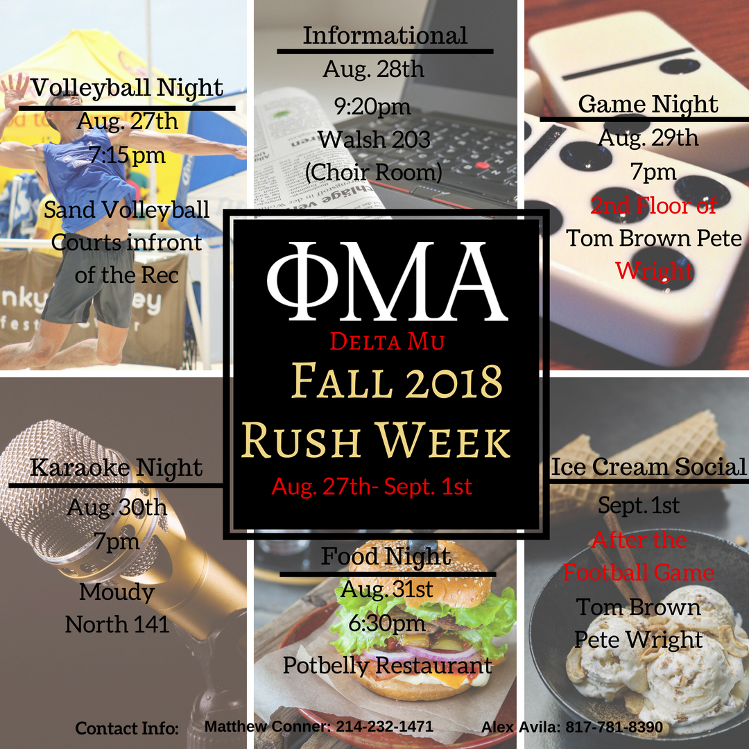 Fall 2018 Rush Week