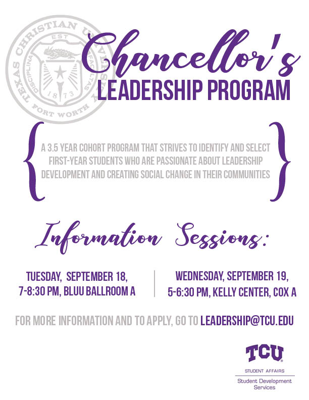 CLP Poster, Information Sessions