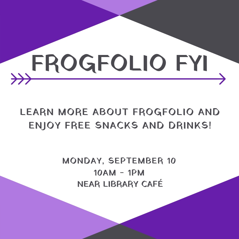 Frogfolio Tabling Event