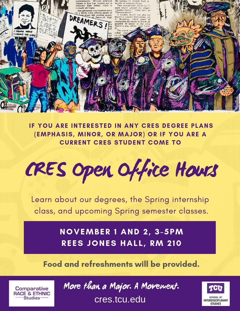 Fall 2018 CRES Advising Flyer