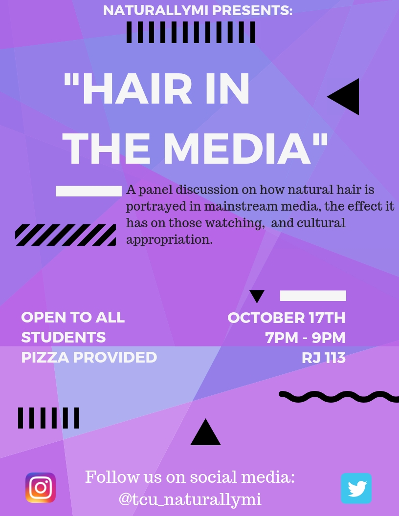 hair in the media flyer