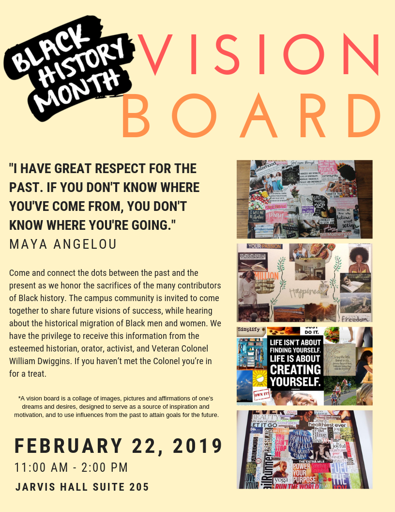 Black History Month Vision Board