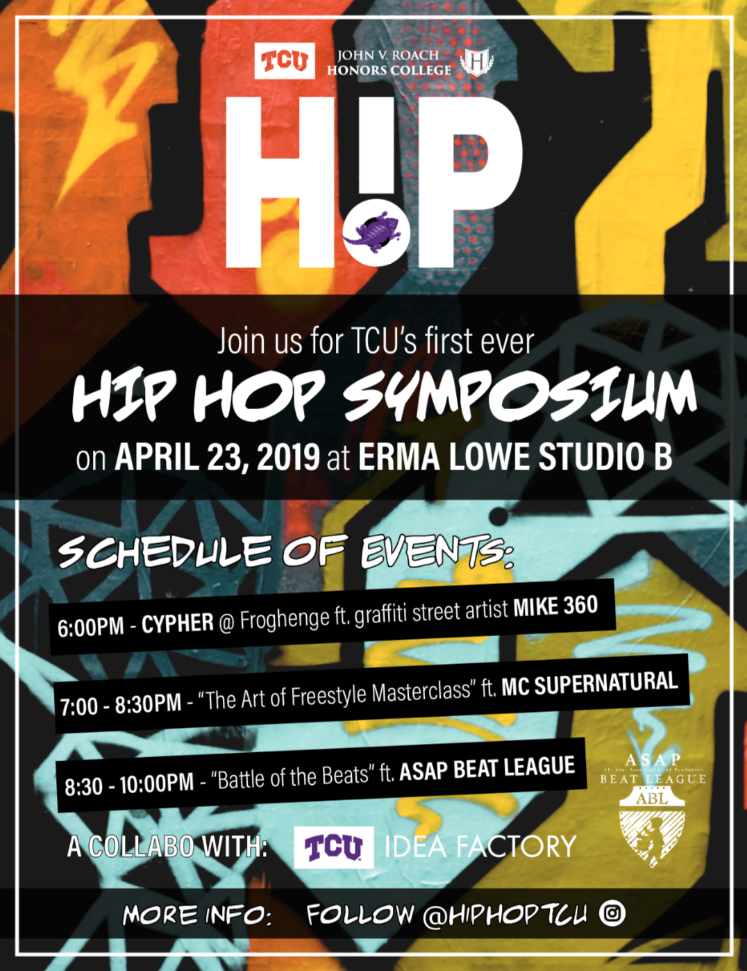 Hip Hop Symposium Flyer