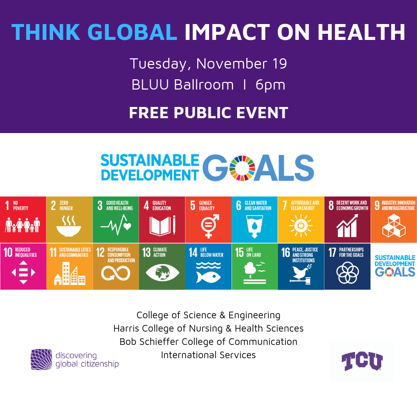 2019 Think Global Impact on Health Flyer 2019 Think Global Impact on Health Flyer