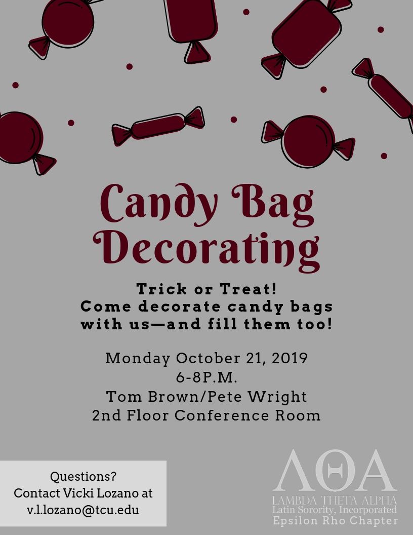 Candy Bag Decorating