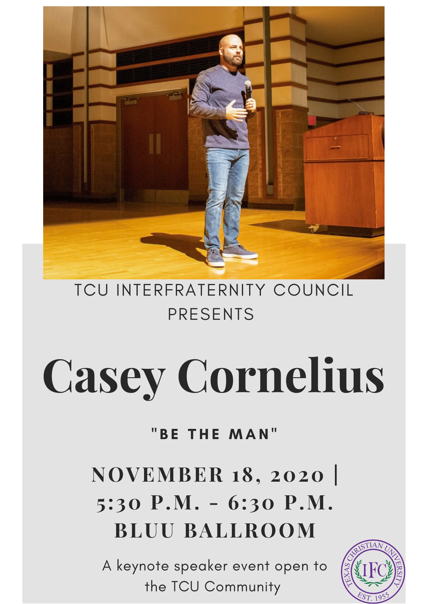 Casey Cornelius - Be The Man