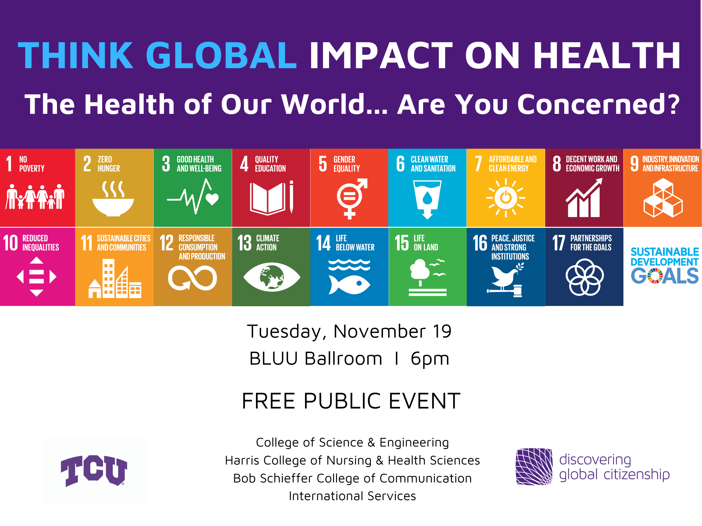 Nov 19 - Think Global Impact on Health