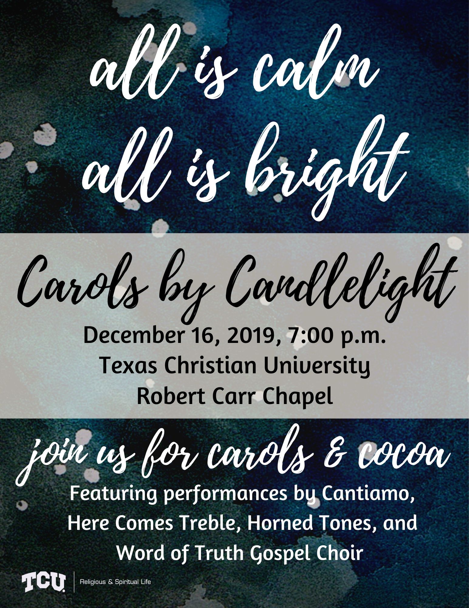 carols by candlelight 2019