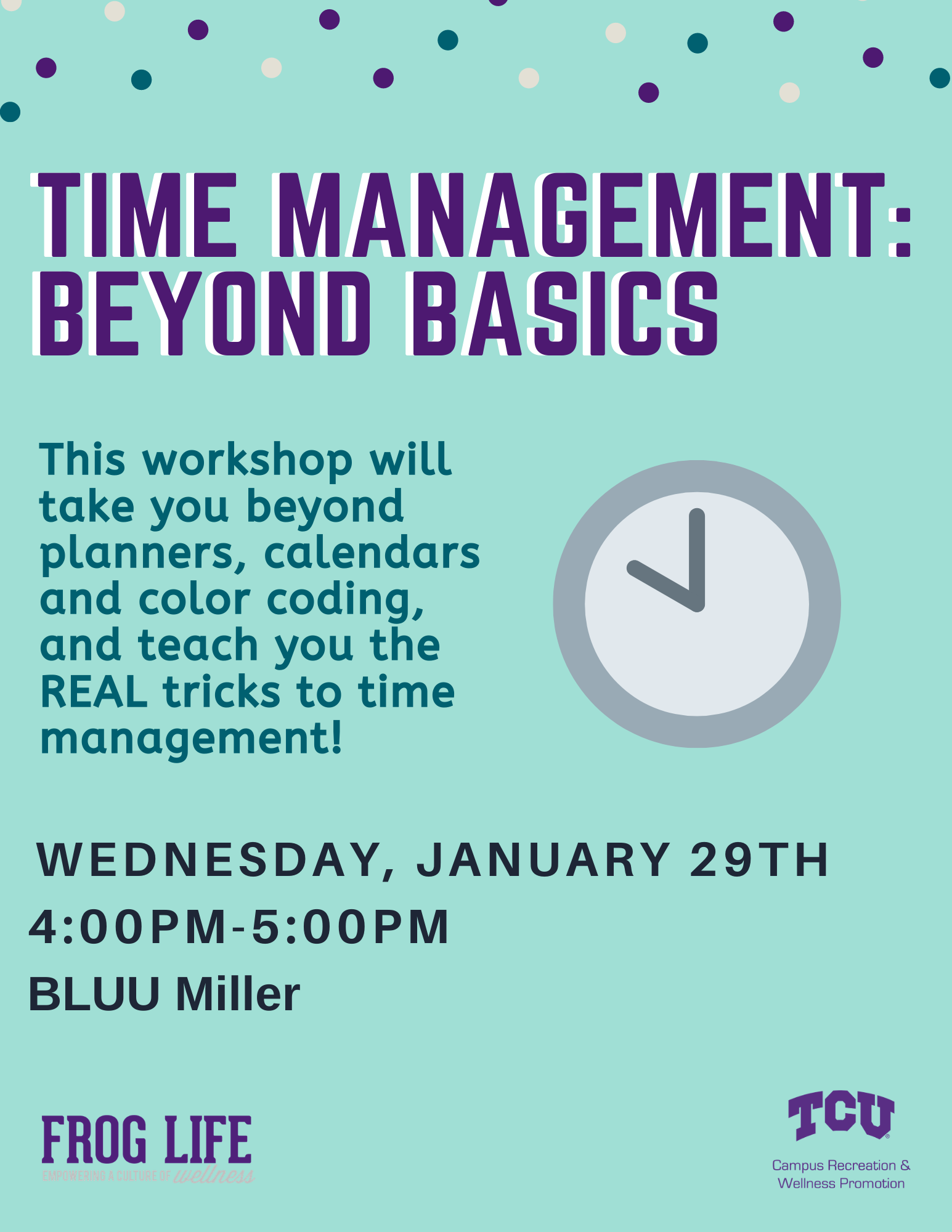 Time management beyond basics
