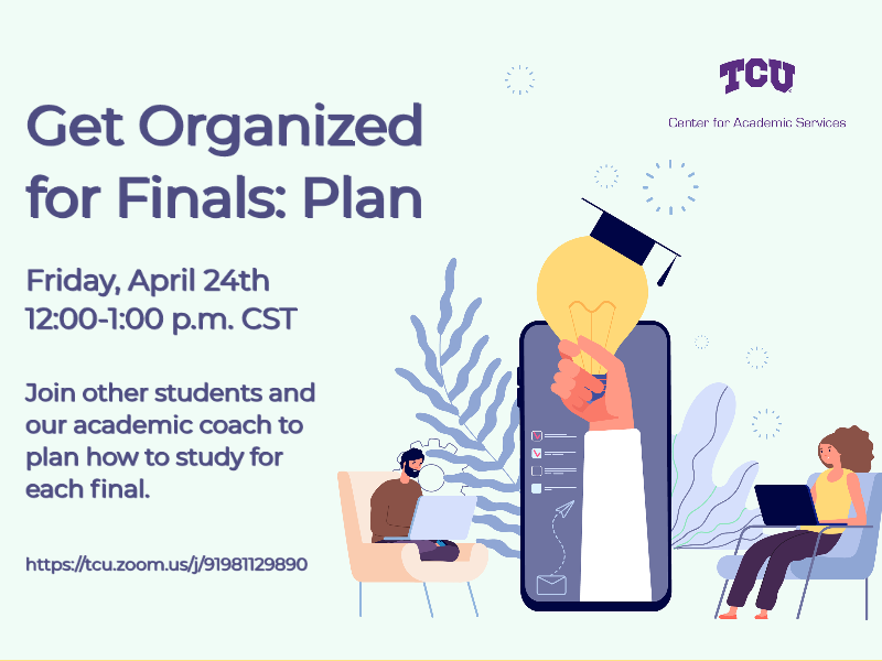 Get Organized for Finals Plan