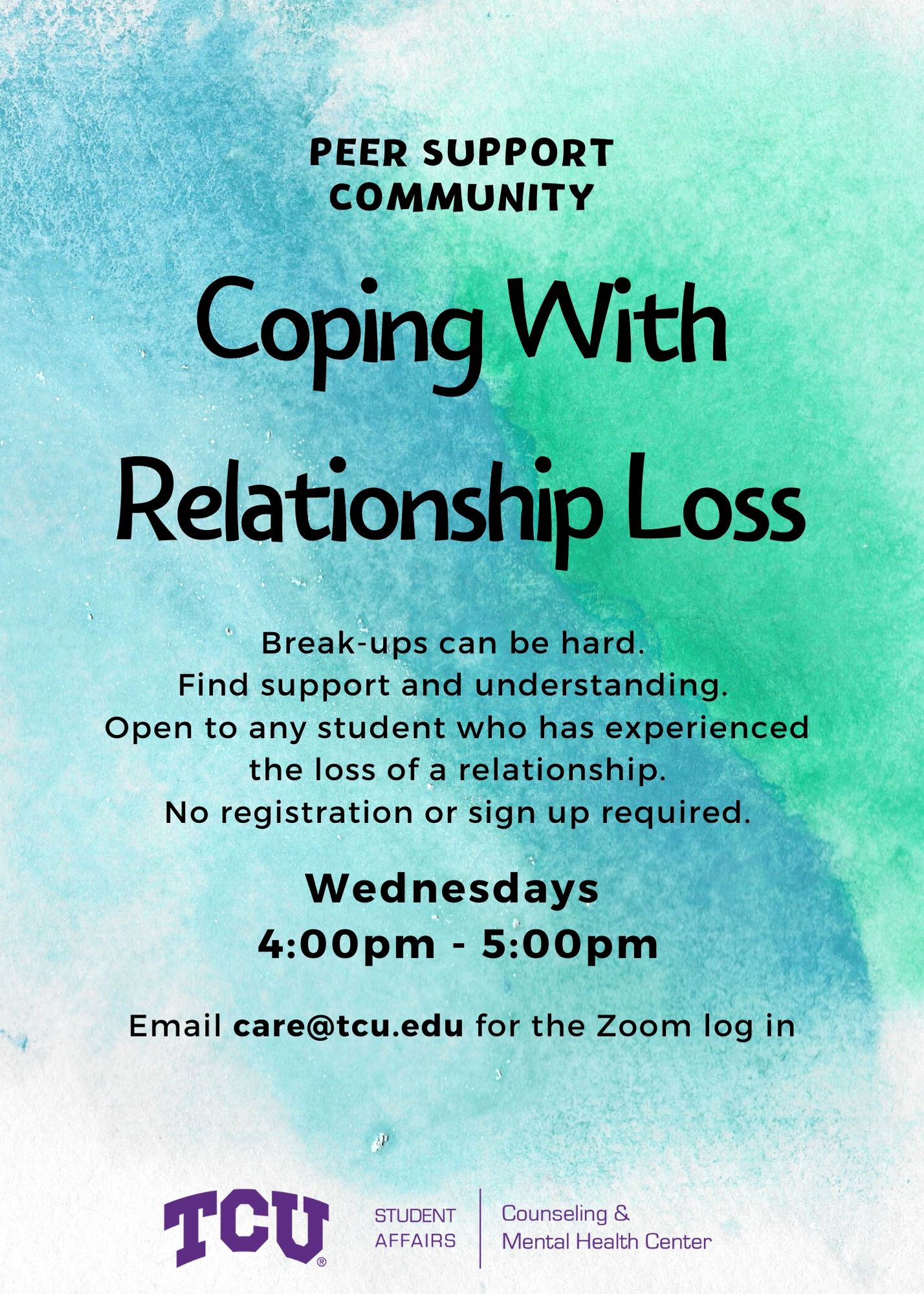 Relationship Loss Community flyer