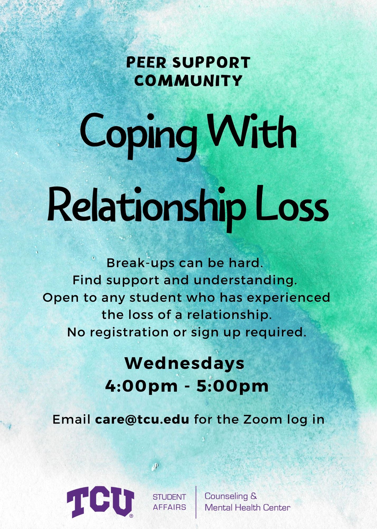 Relationship Loss Community flyer Relationship Loss Community flyer
