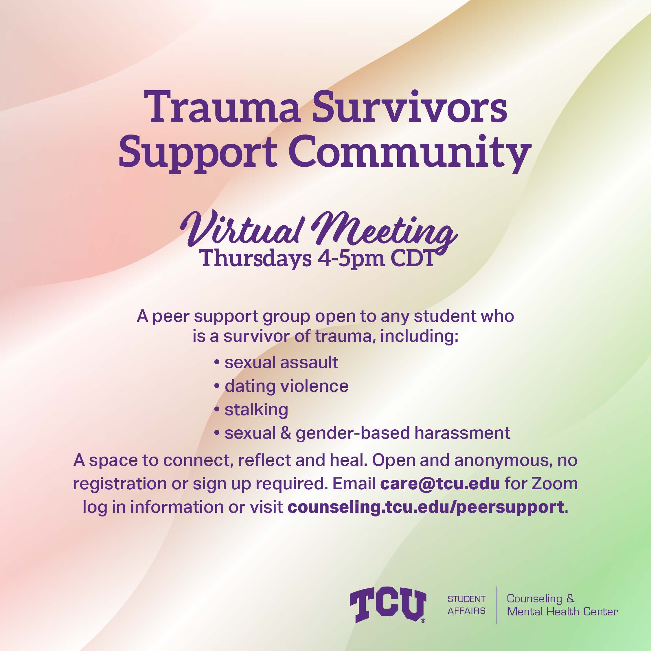 Trauma Survivors Support Community