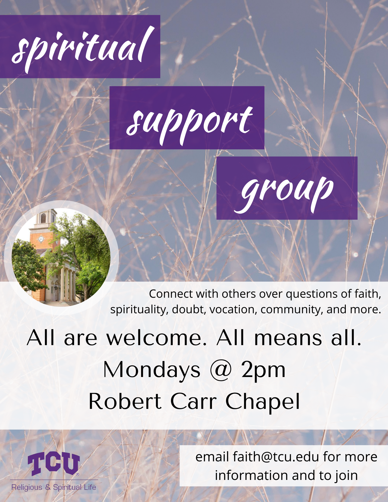 TCU RSL Spiritual Support Group