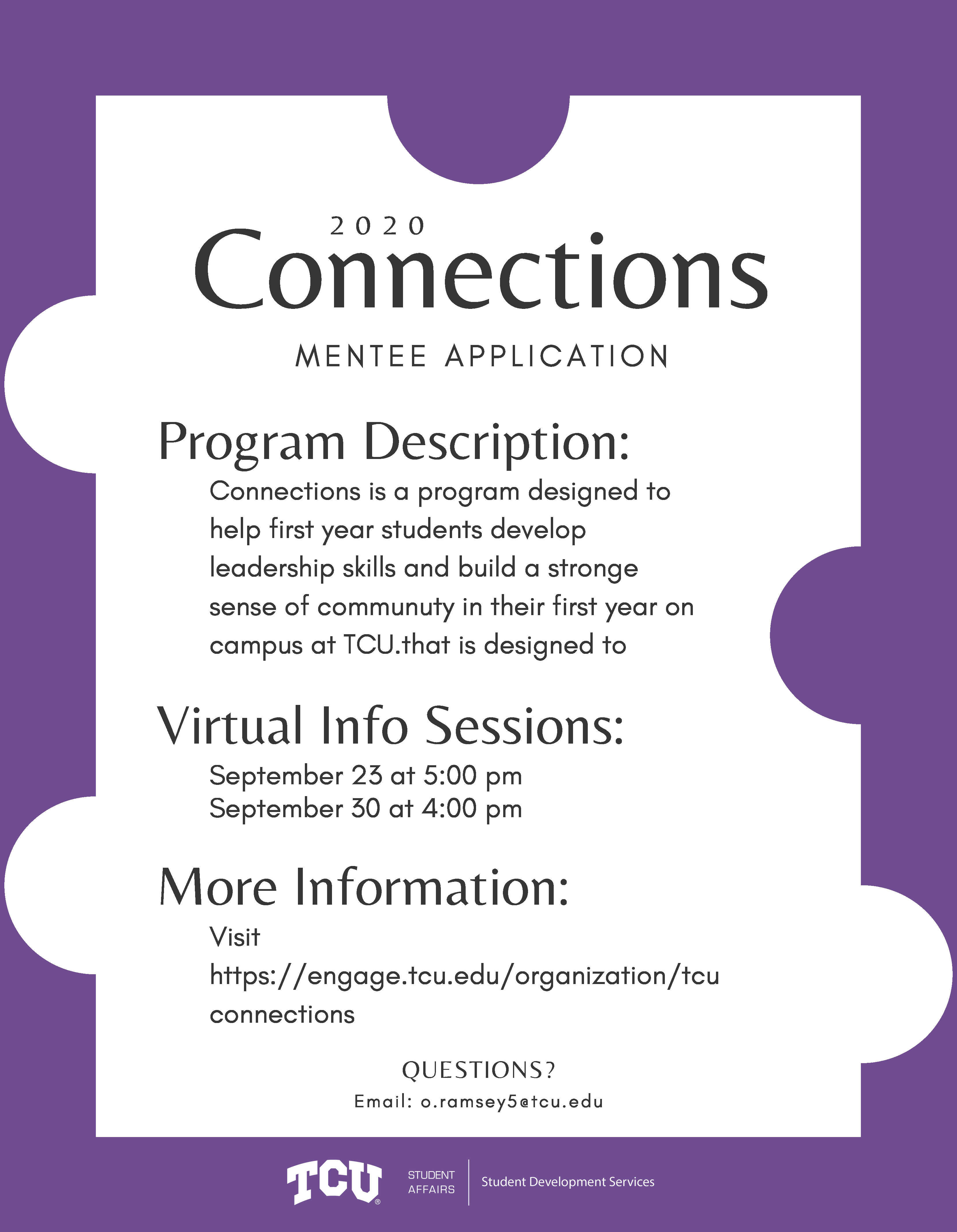 Connections info session vertical