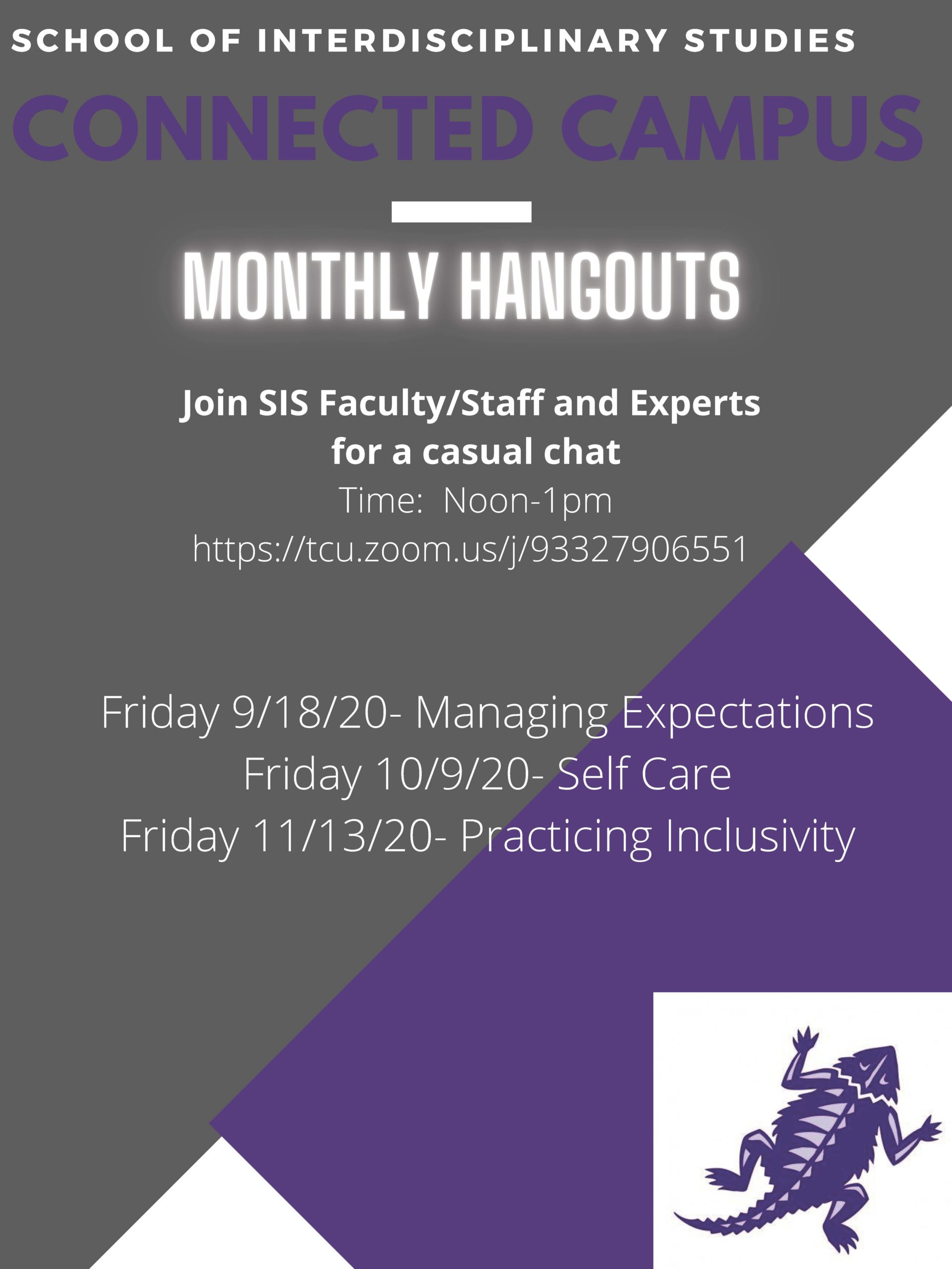 Monthly hangouts