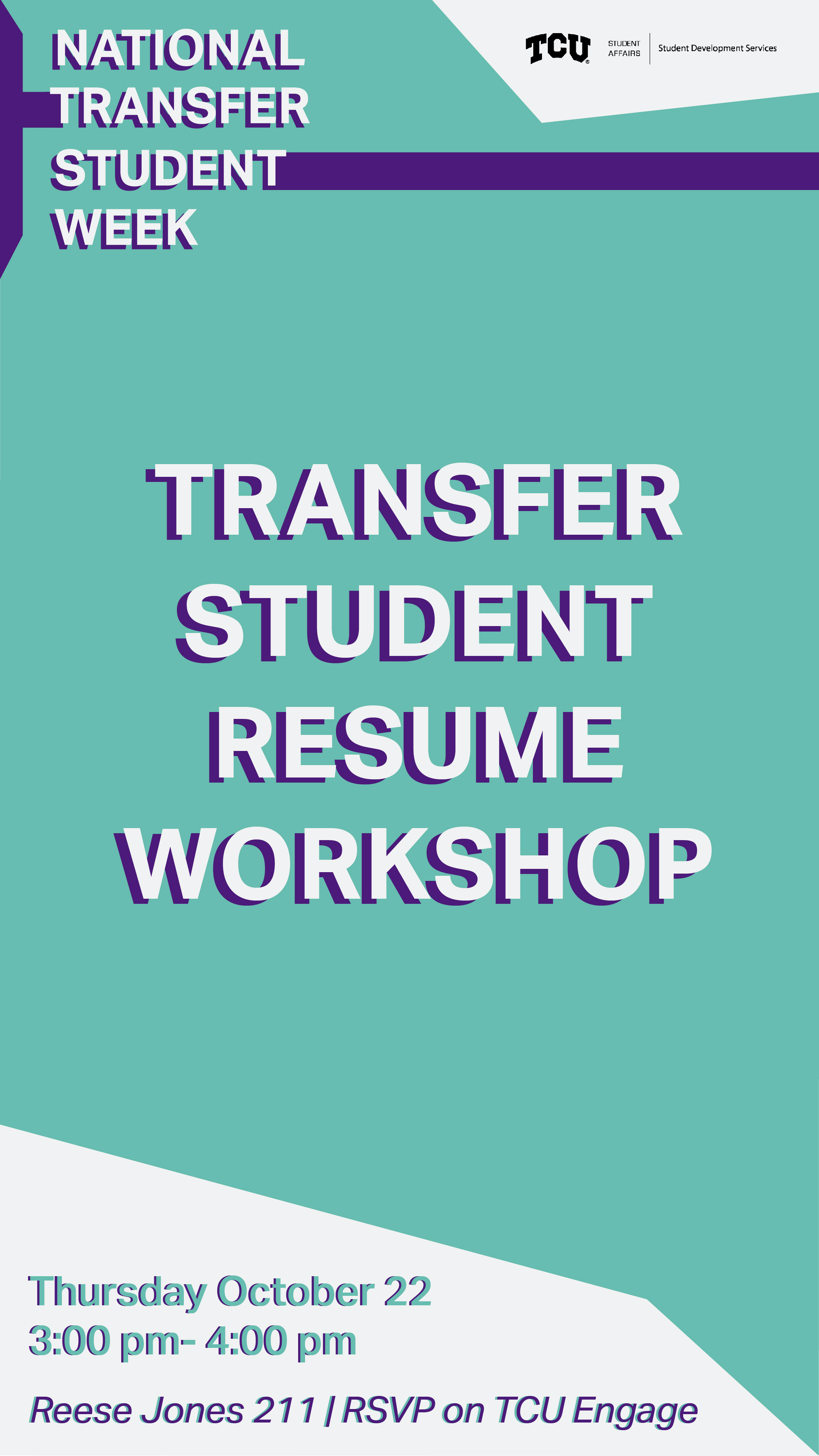 Transfer Resume Workshop