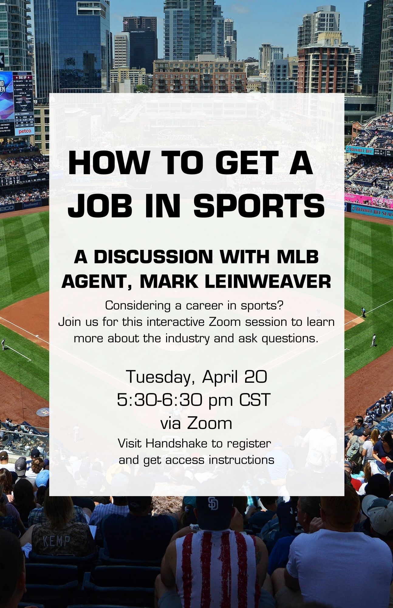 How to Get a Job In Sports_April 20_Flyer