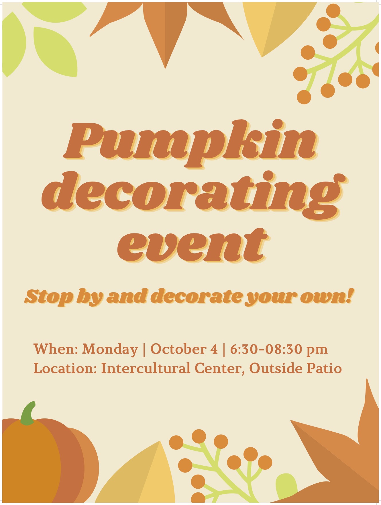 Pumpkin event