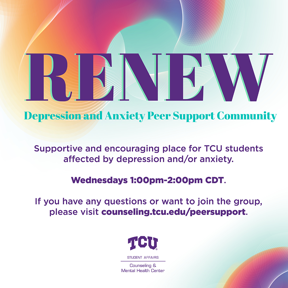 RENEW - Fall 2021 peer support