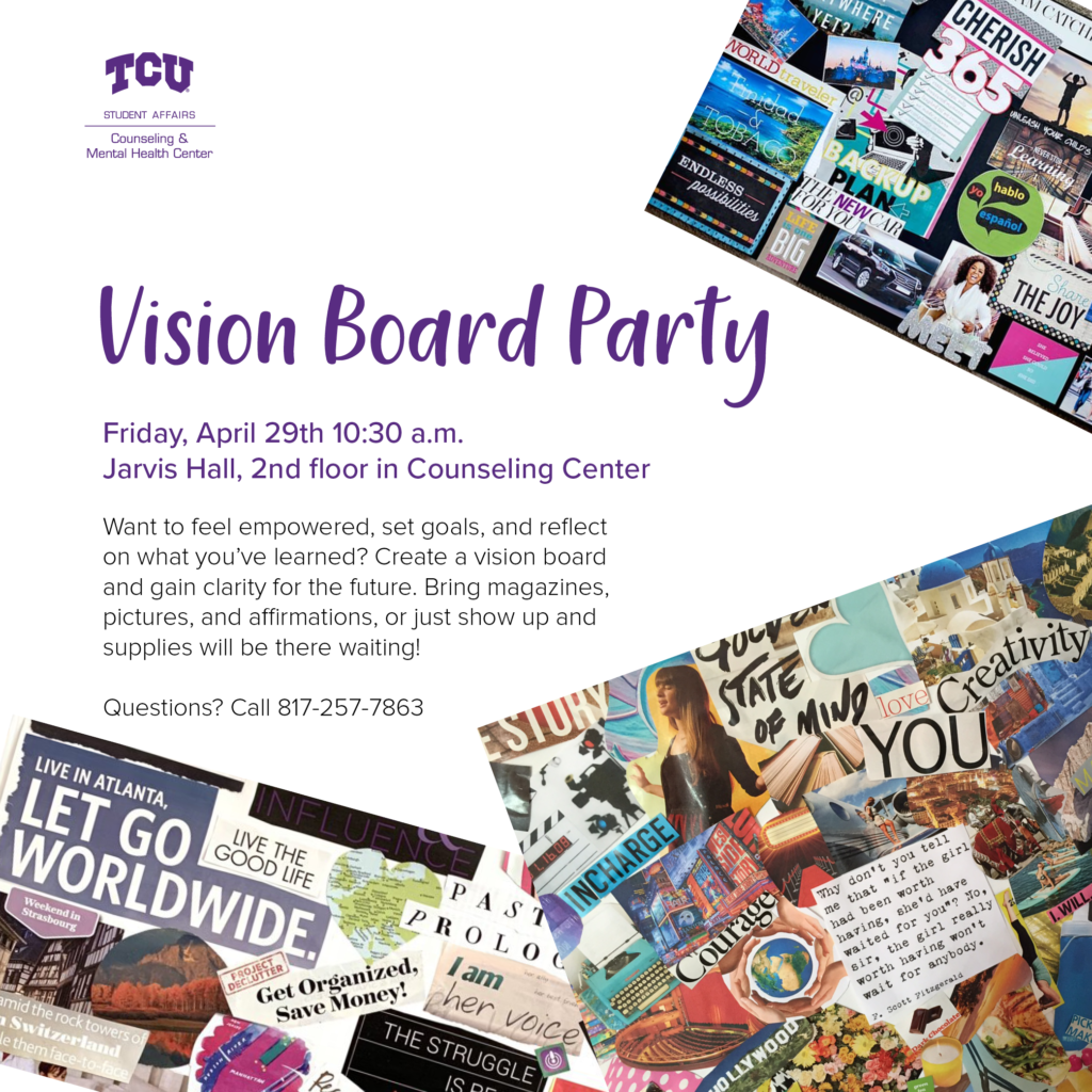 Vision Board Party - What2Do@TCU