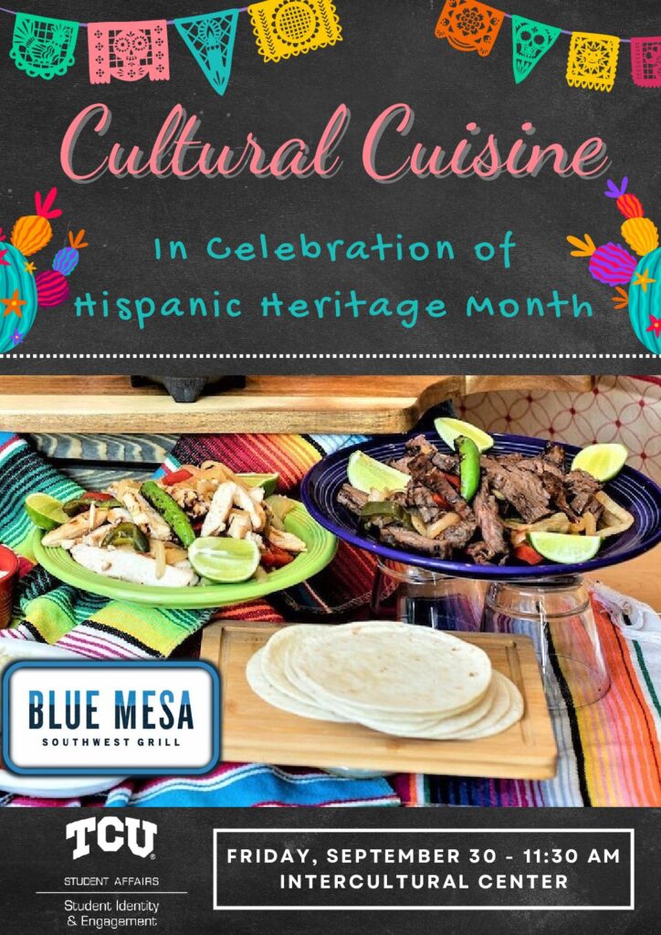 Cultural Cuisine - Hispanic Heritage Month Flyer (1)