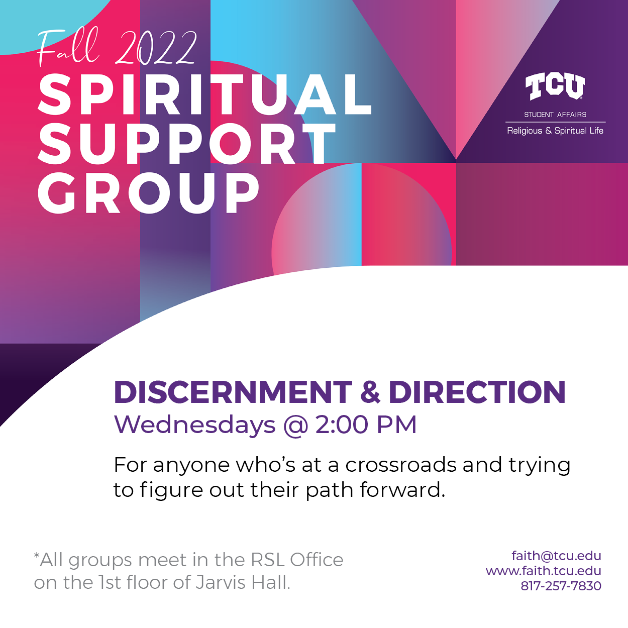 Spiritual Support Group Discernment Direction