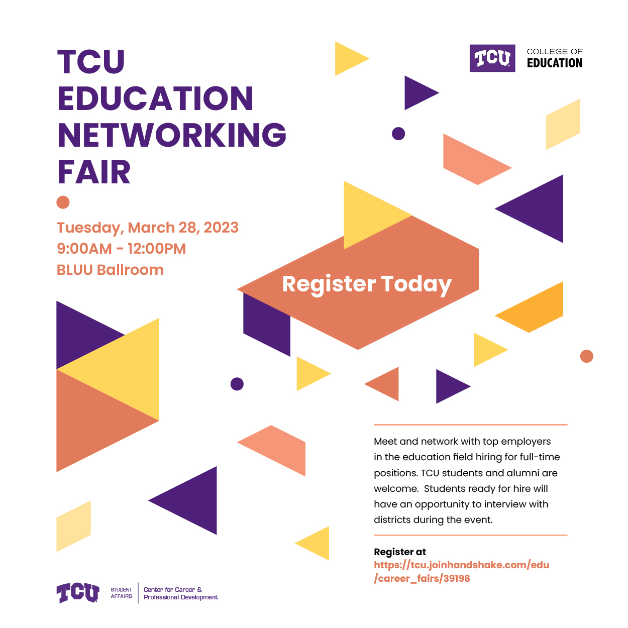 TCU Education Networking Fair-Student