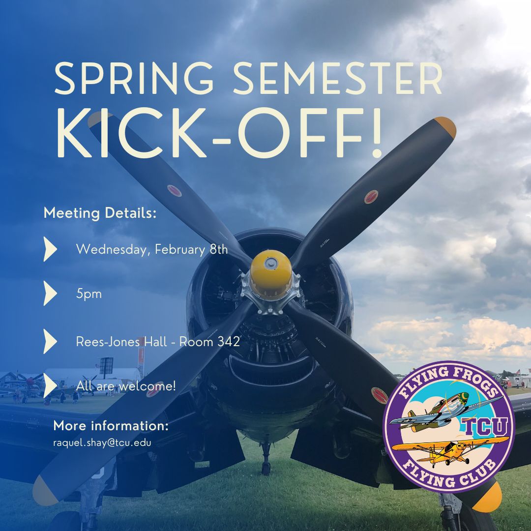 Updated Spring Semester Kickoff Poster