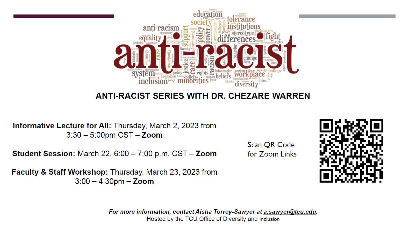 AntiRacist Series with Dr Warren