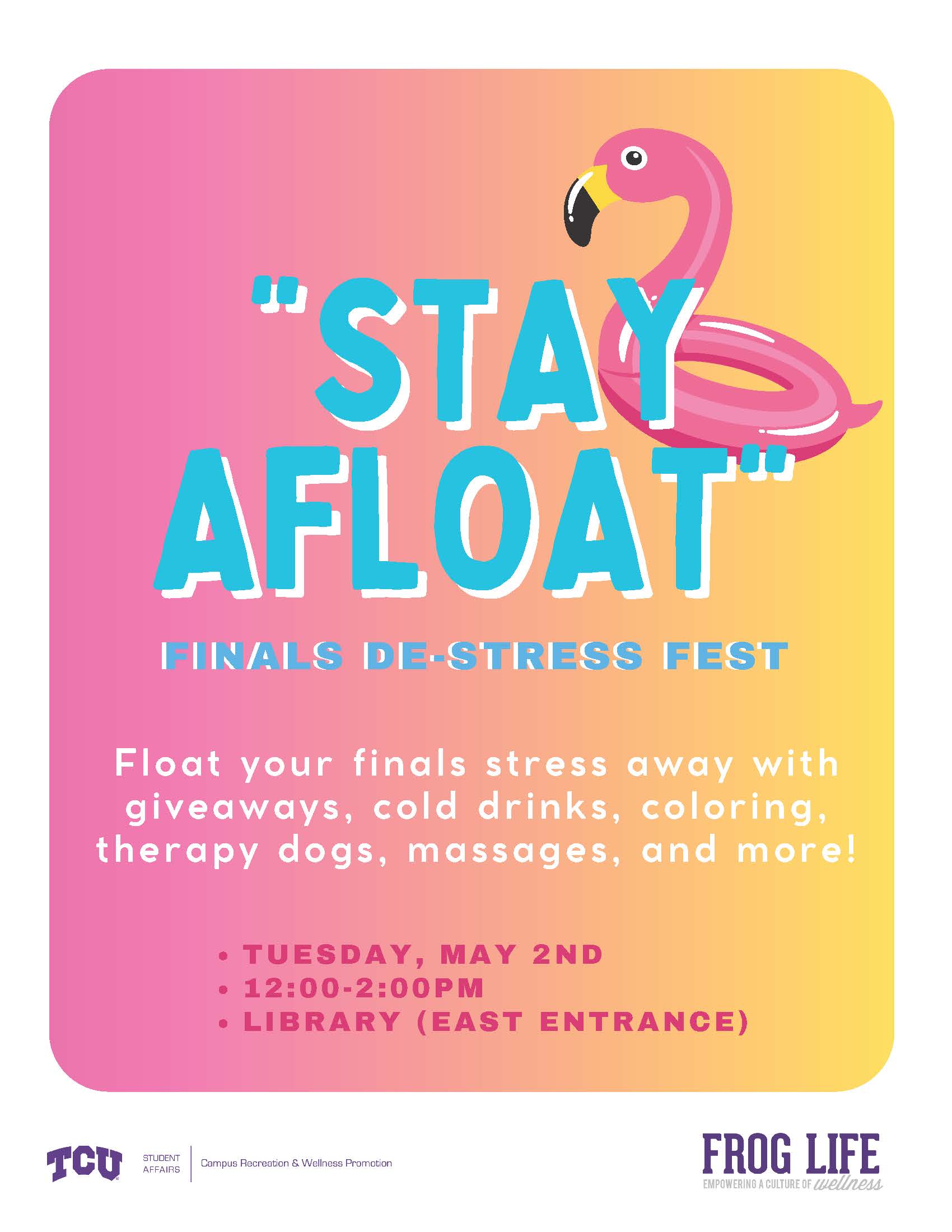 Stay Afloat Table Sign