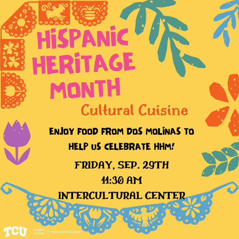 Hispanic Heritage Month Cultural Cuisine (800 × 800 px)