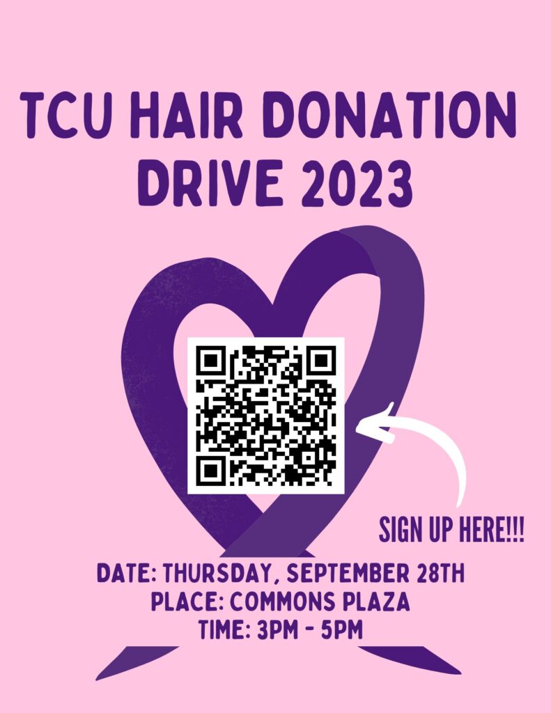 TCU Hair Donation Drive 2023
