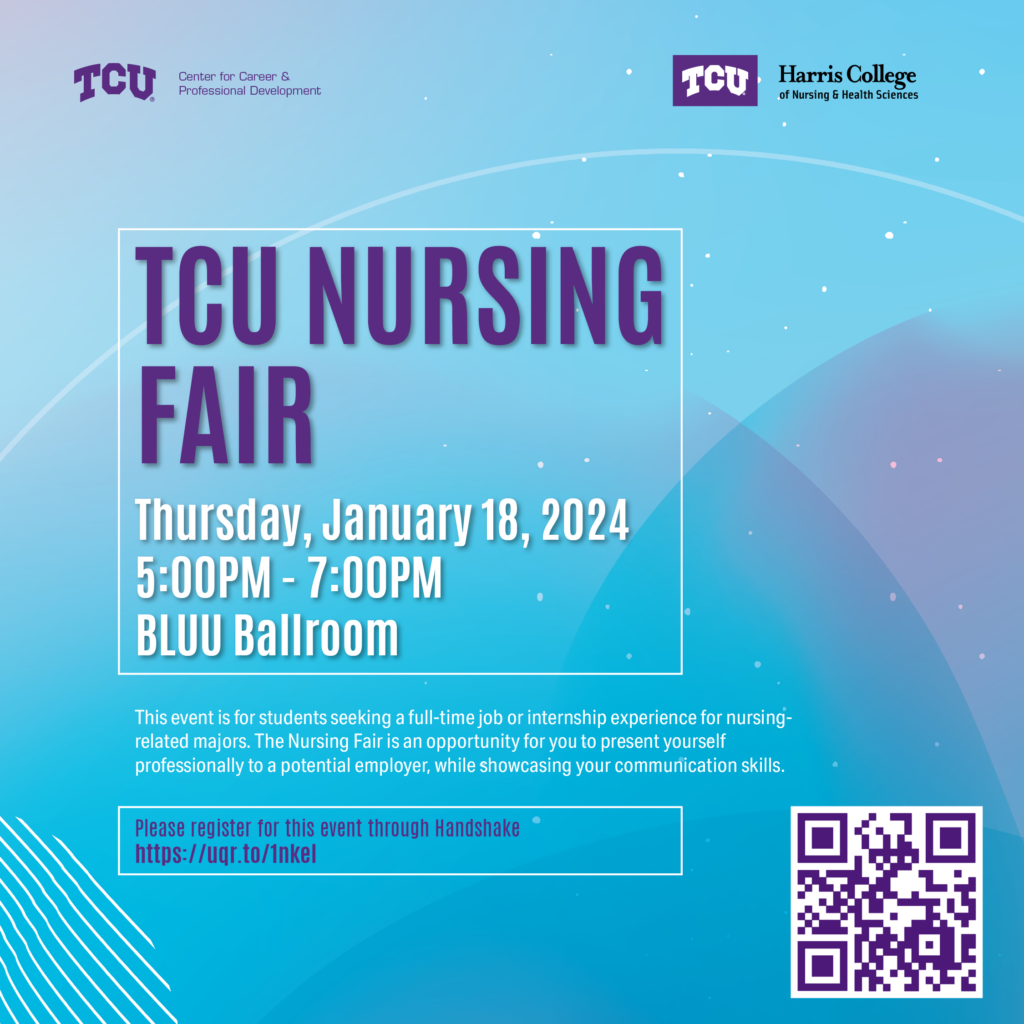 What2Do@TCU  Nursing Fair Spring 2024