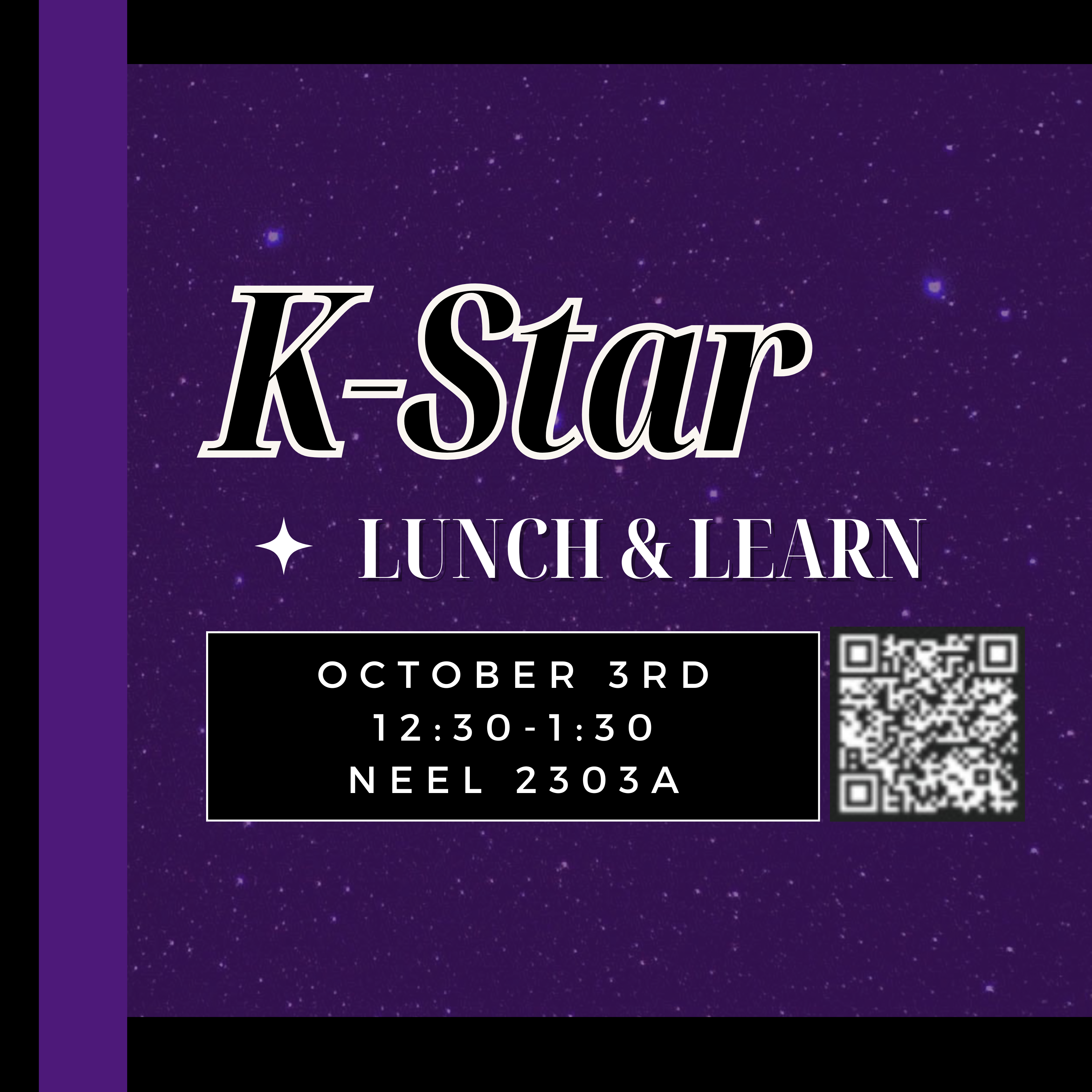 K-STAR Reminder Post with QR Code