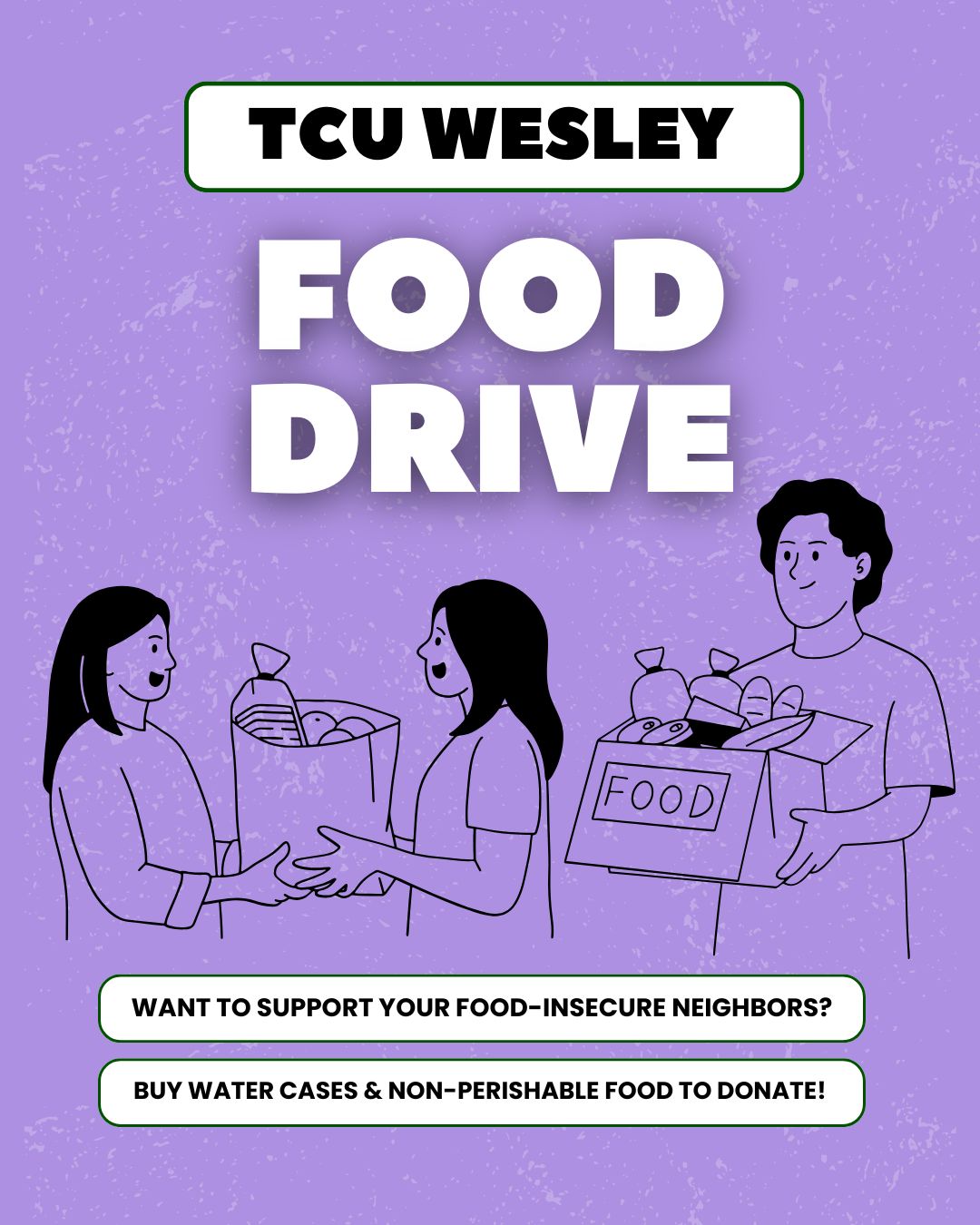 Wesley Food Drive What2Do