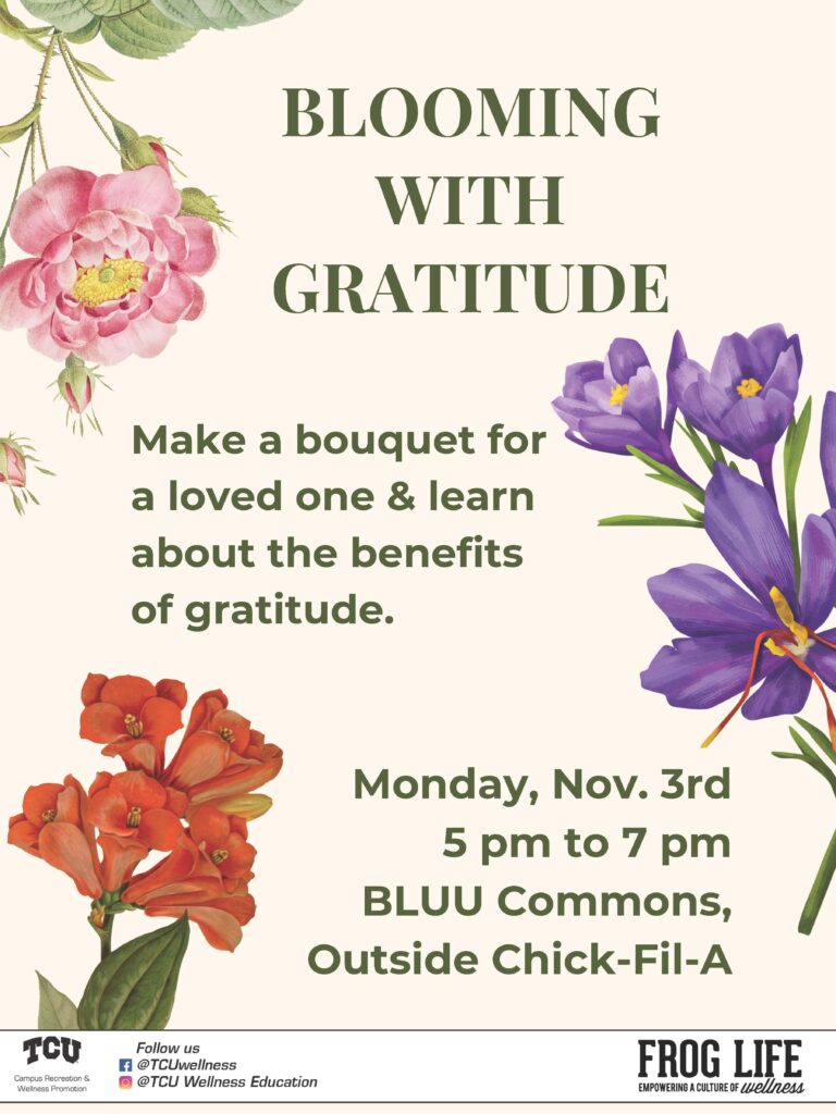 Blooming With Gratitude Flyer