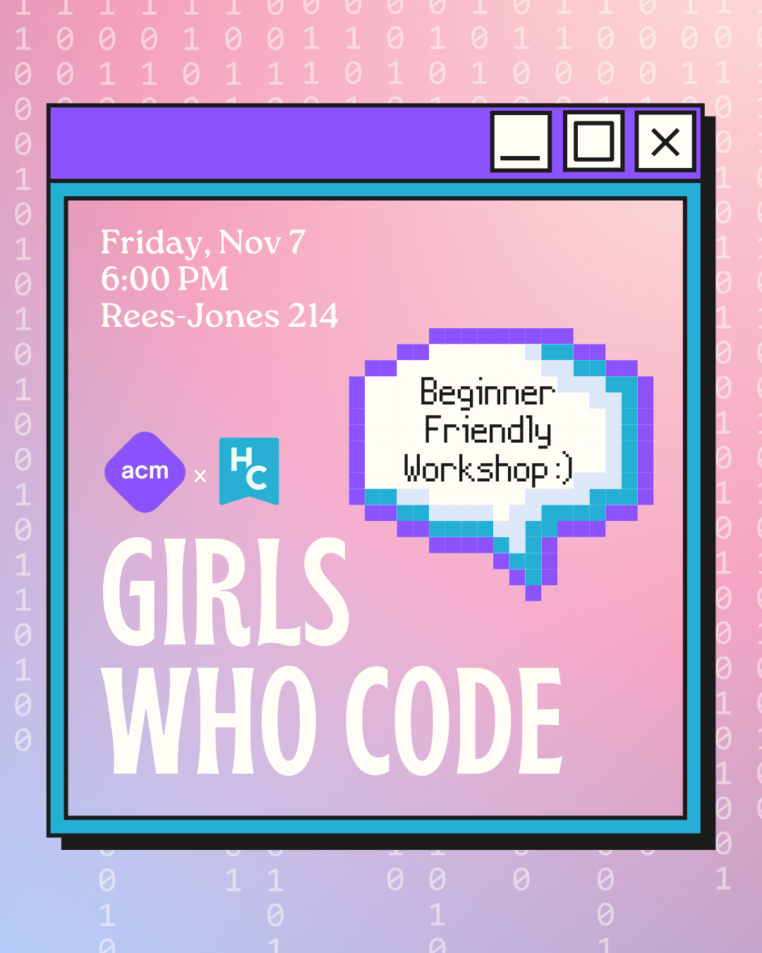 What2Do@TCU | Her Campus x Association of Computing Machinery: Girls ...