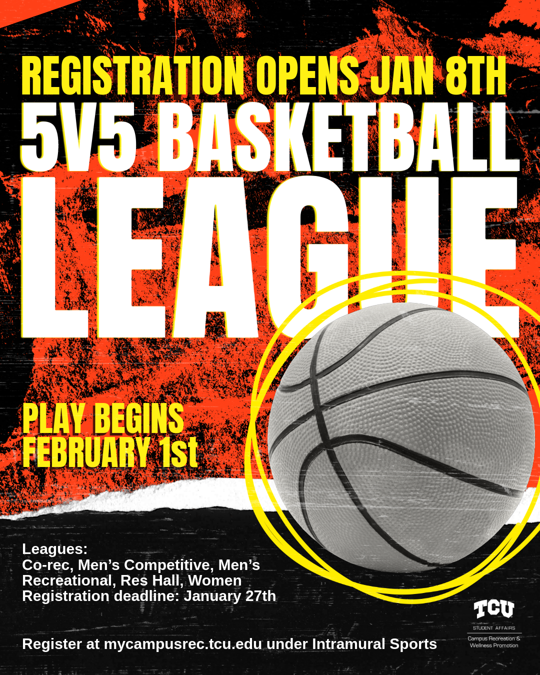 5v5 Basketball League-Social