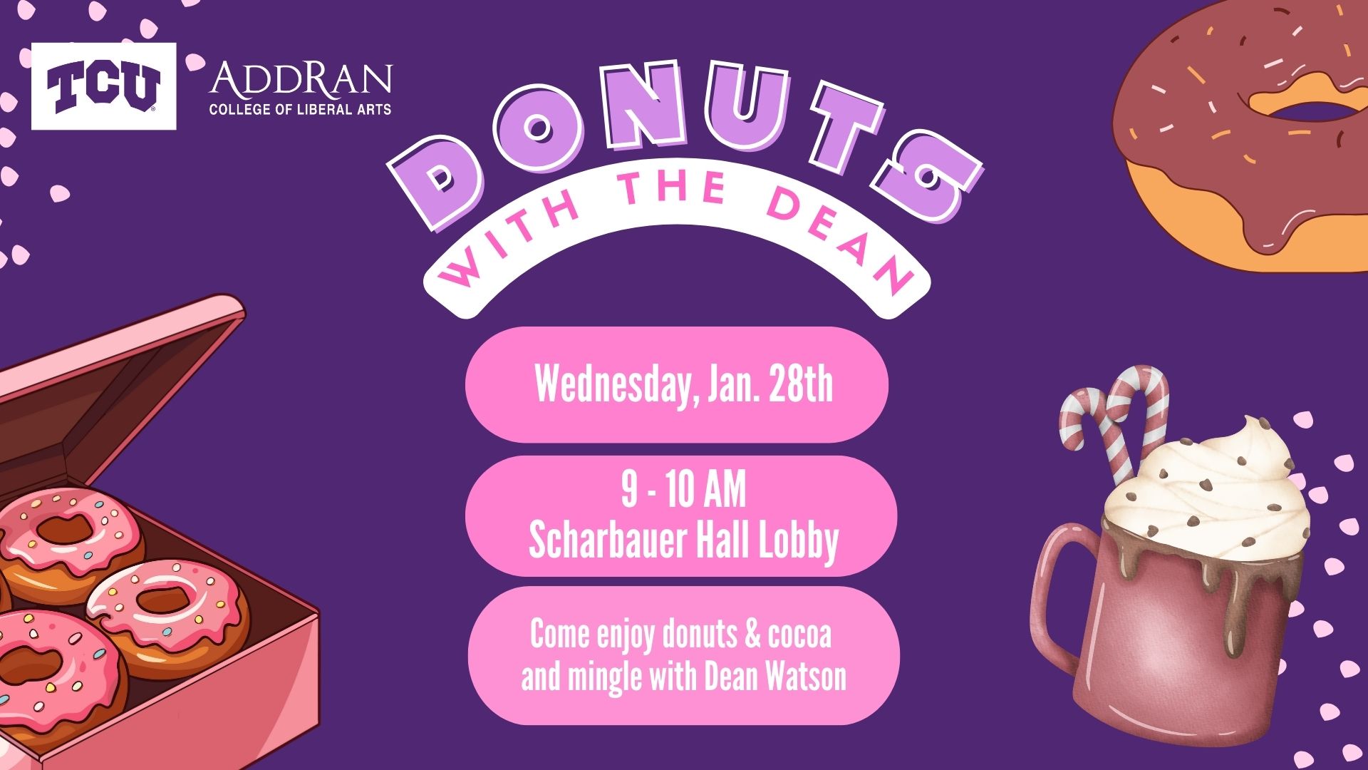 donuts with the dean