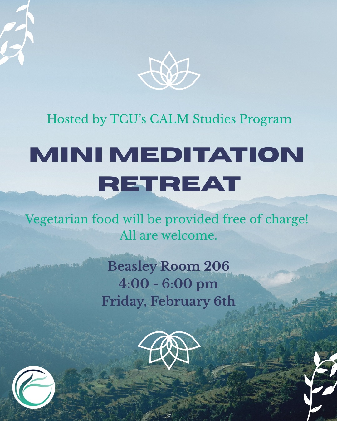 Date: Friday, February 6, 2026 Time: 4:00-6:00 pm Place: Beasley Hall #206 - 2