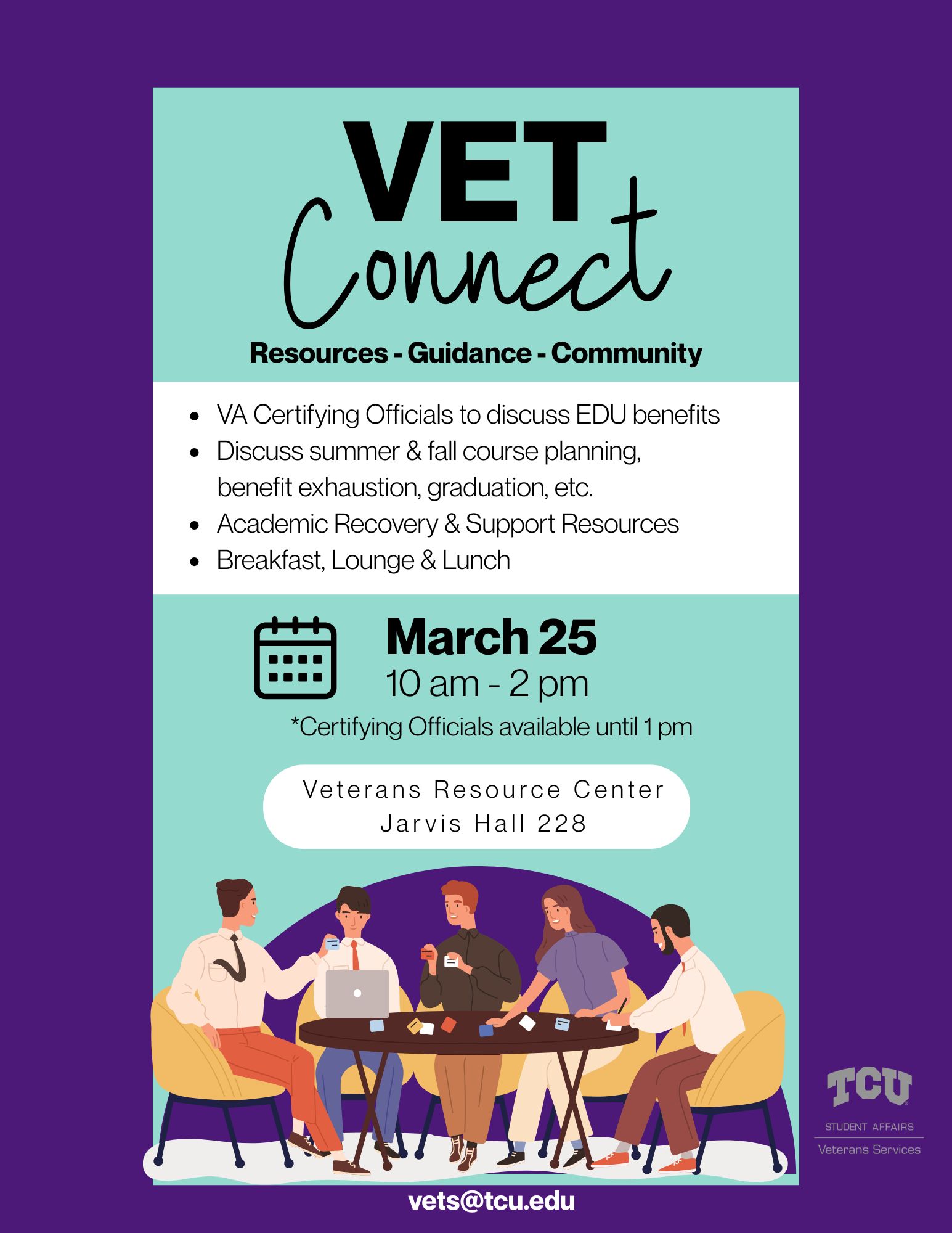 Vet Connect 03-25-2026 10am-2pm VRC