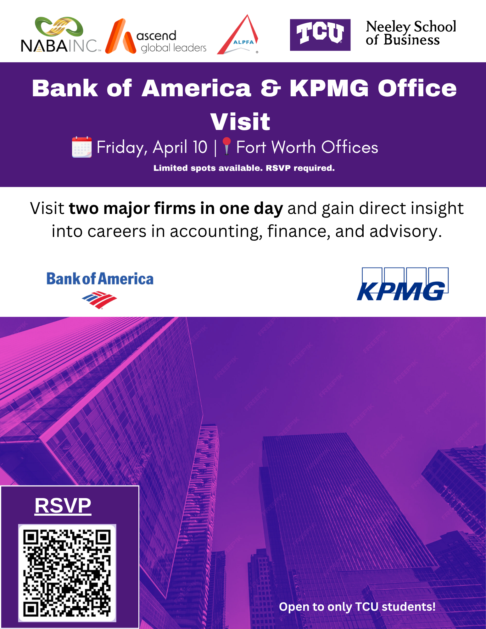 KPMG &amp; Bank of America