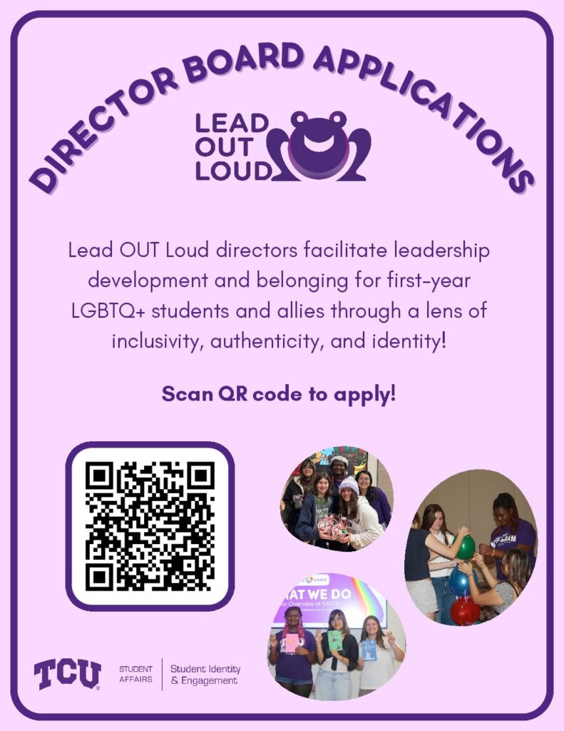 LOL Director Applications Flyer