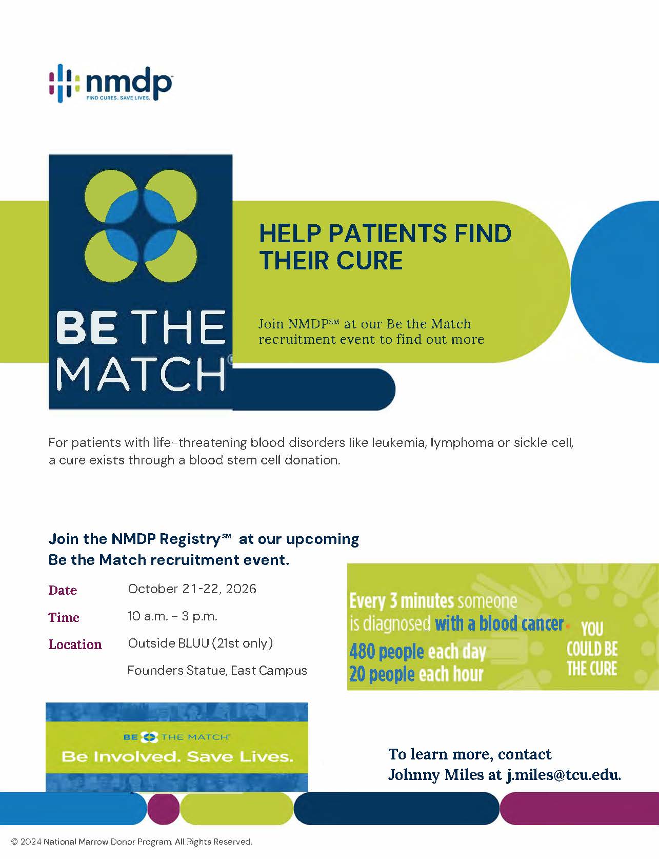 Be the Match Event 2026 flyer