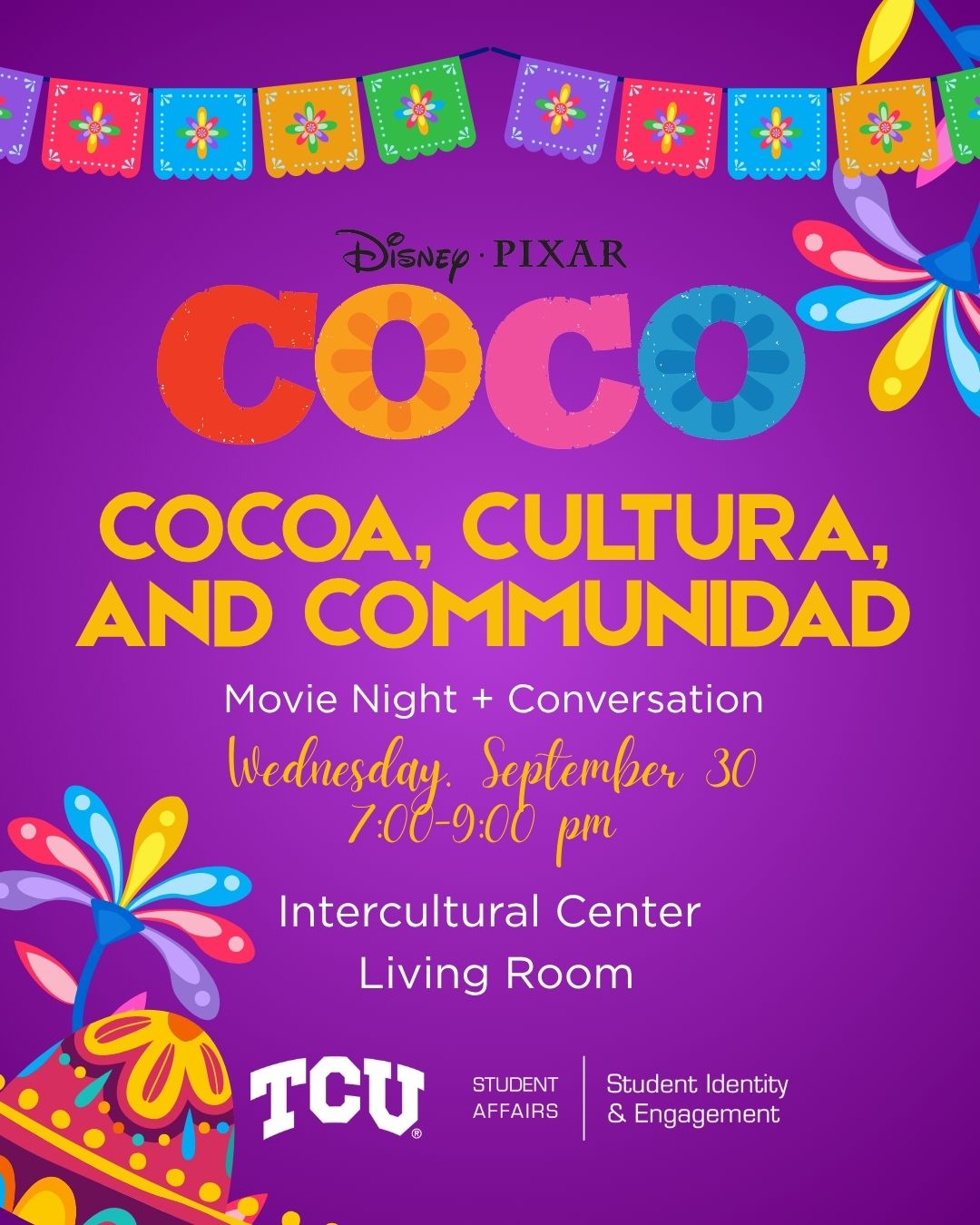 Coco, Cultra, and Communidad Flyer (1)