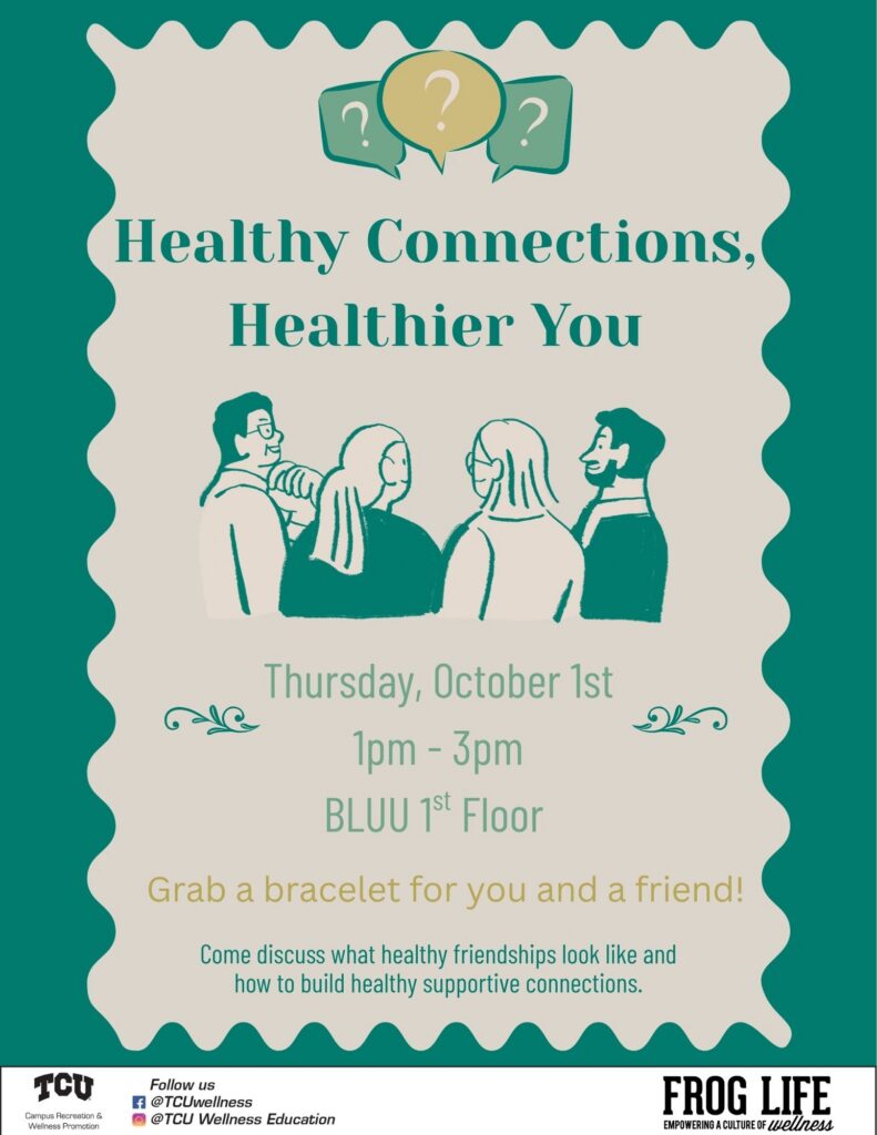 Healthy Connections, Healthier You Flyer
